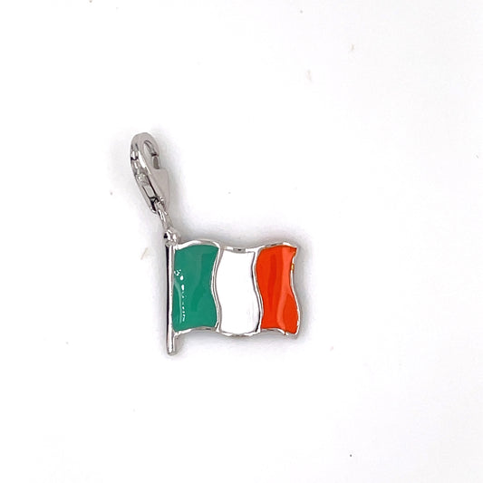 Dream Charms Silver Ireland Flag Charm SBB158