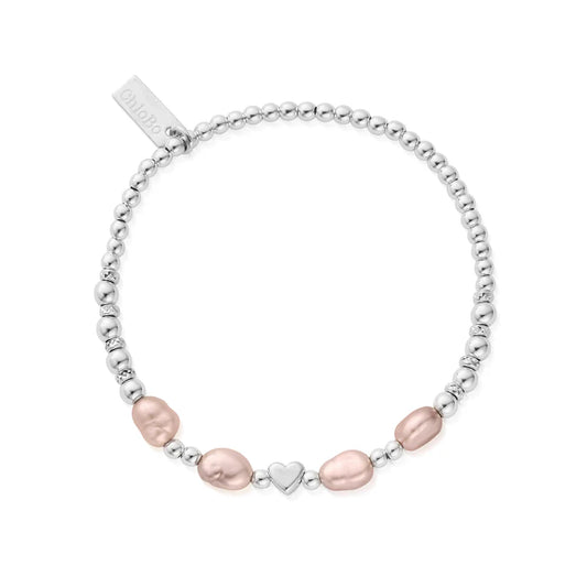 ChloBo With Love Pink Pearl Bracelet
