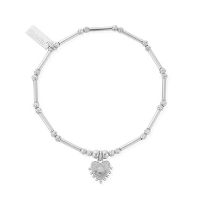 ChloBo Dainty Moon Cut Sparkle Glowing Beauty Bracelet