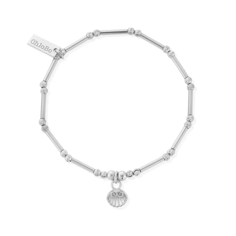 ChloBo Dainty Moon Cut Sparkle Travel Seeker Bracelet