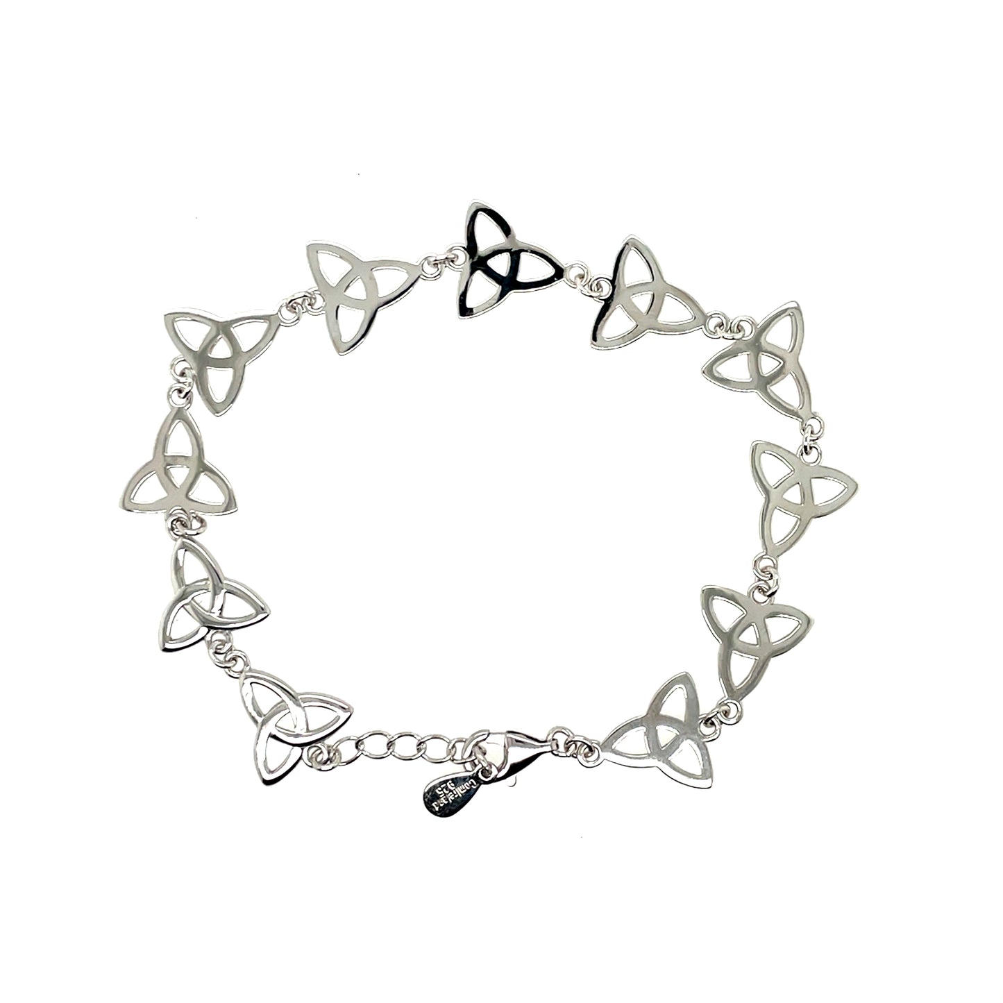 Sterling Silver Trinity Knot Bracelet SCBR19