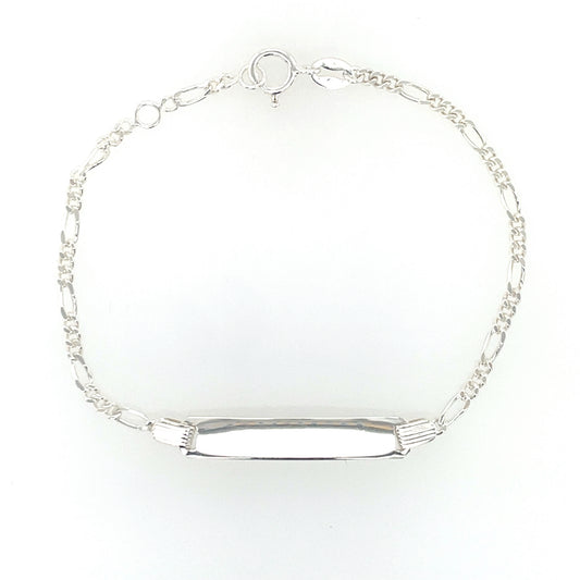 Sterling Silver Child's Identity Bracelet SCF6065ID