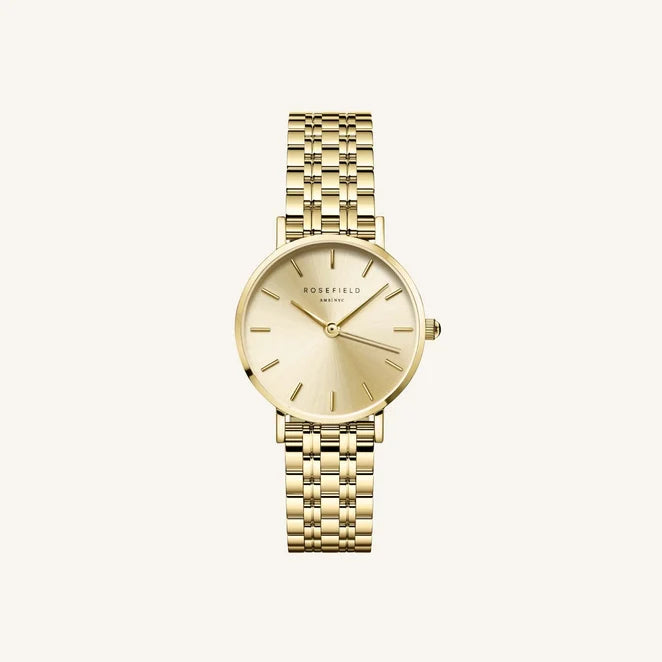 Rosefield Small Edit Champagne Watch  SCGSG S05