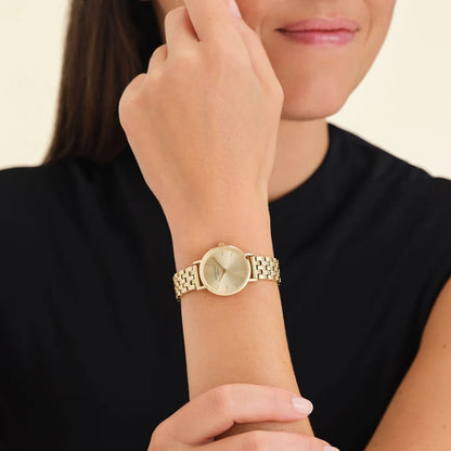 Rosefield Small Edit Champagne Watch  SCGSG S05