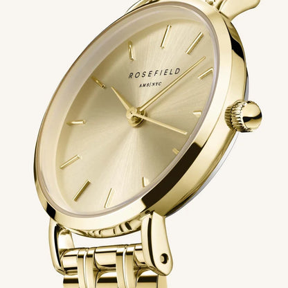 Rosefield Small Edit Champagne Watch  SCGSG S05