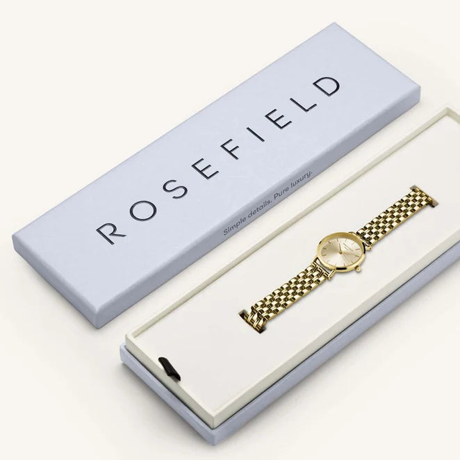 Rosefield Small Edit Champagne Watch  SCGSG S05