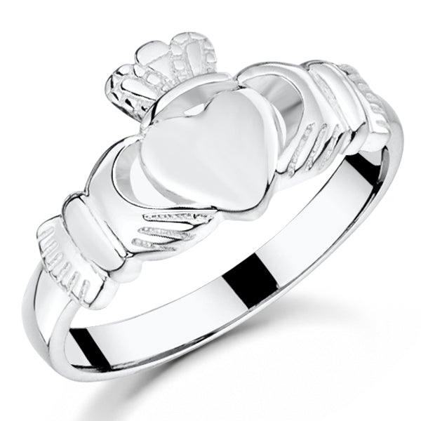 Silver Ladies Claddagh Ring SCLR30