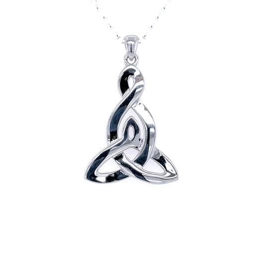 Sterling Silver Celtic Mother & Daughter Pendant SCP055