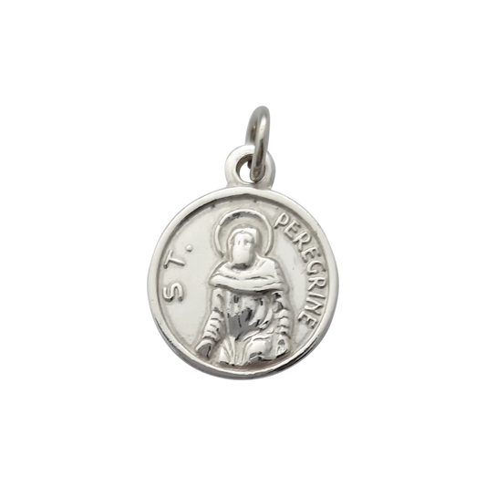 Sterling Silver St. Peregrine Medal SH57126