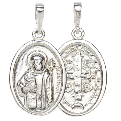 Sterling Silver St Benedict Medal SH57131