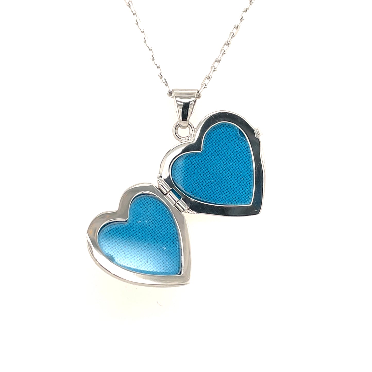 Sterling Silver Patterned Heart Locket SL50