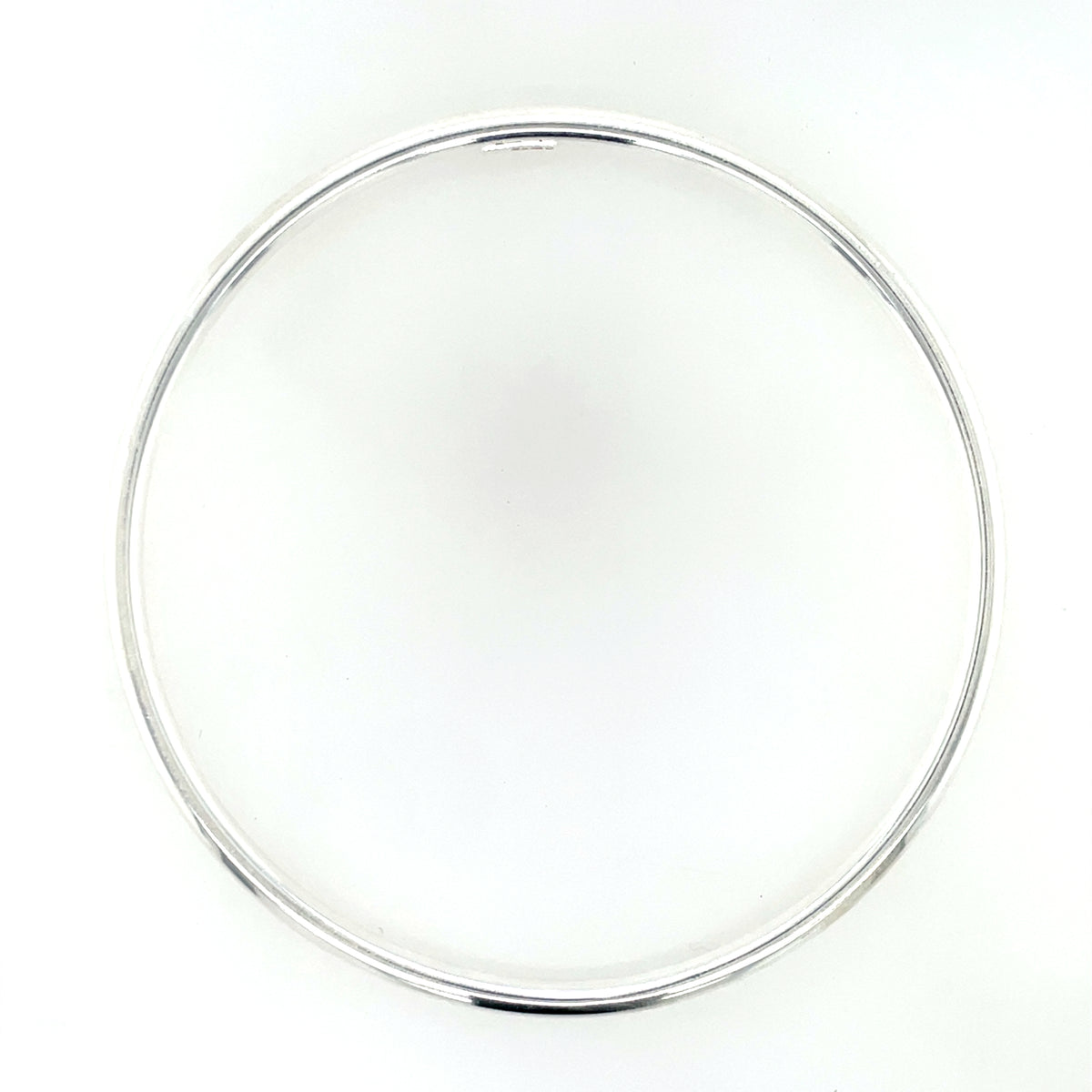 Sterling Silver Round 3mm Bangle SLG018S
