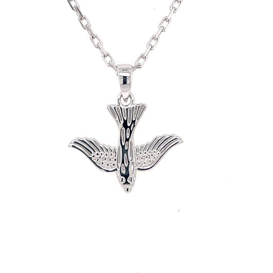 Sterling Silver Confirmation  Dove Pendant SM132