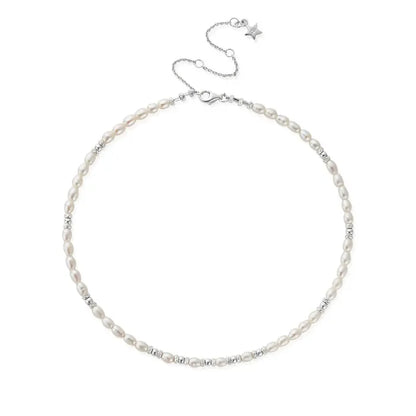 ChloBo Sterling Silver Freshwater Pearl Choker Necklace