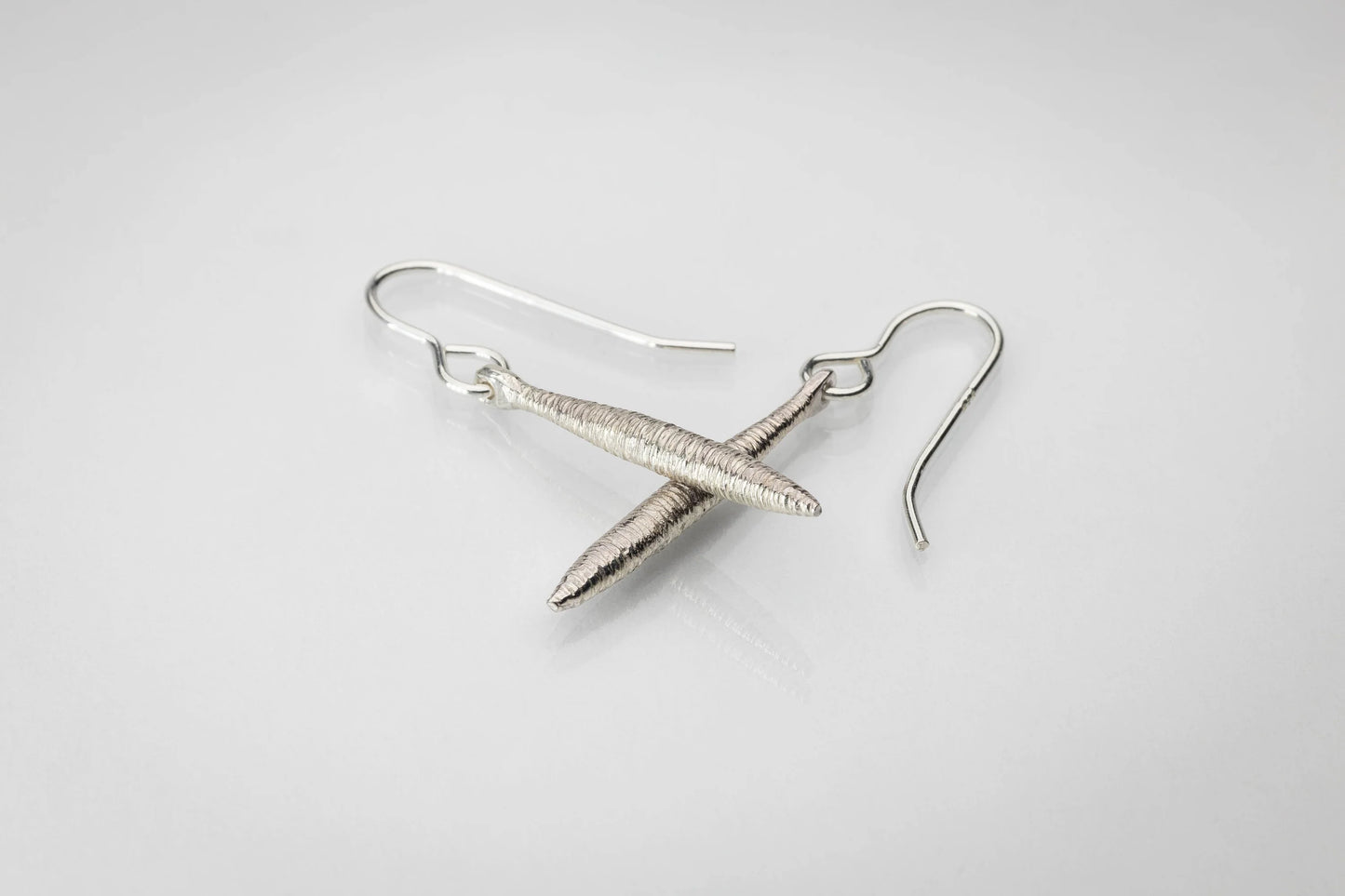 Martina Hamilton Síoda Sterling Silver Drop Earrings Small SOB1