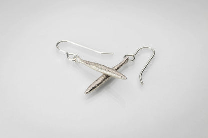 Martina Hamilton Síoda Sterling Silver Drop Earrings Small SOB1
