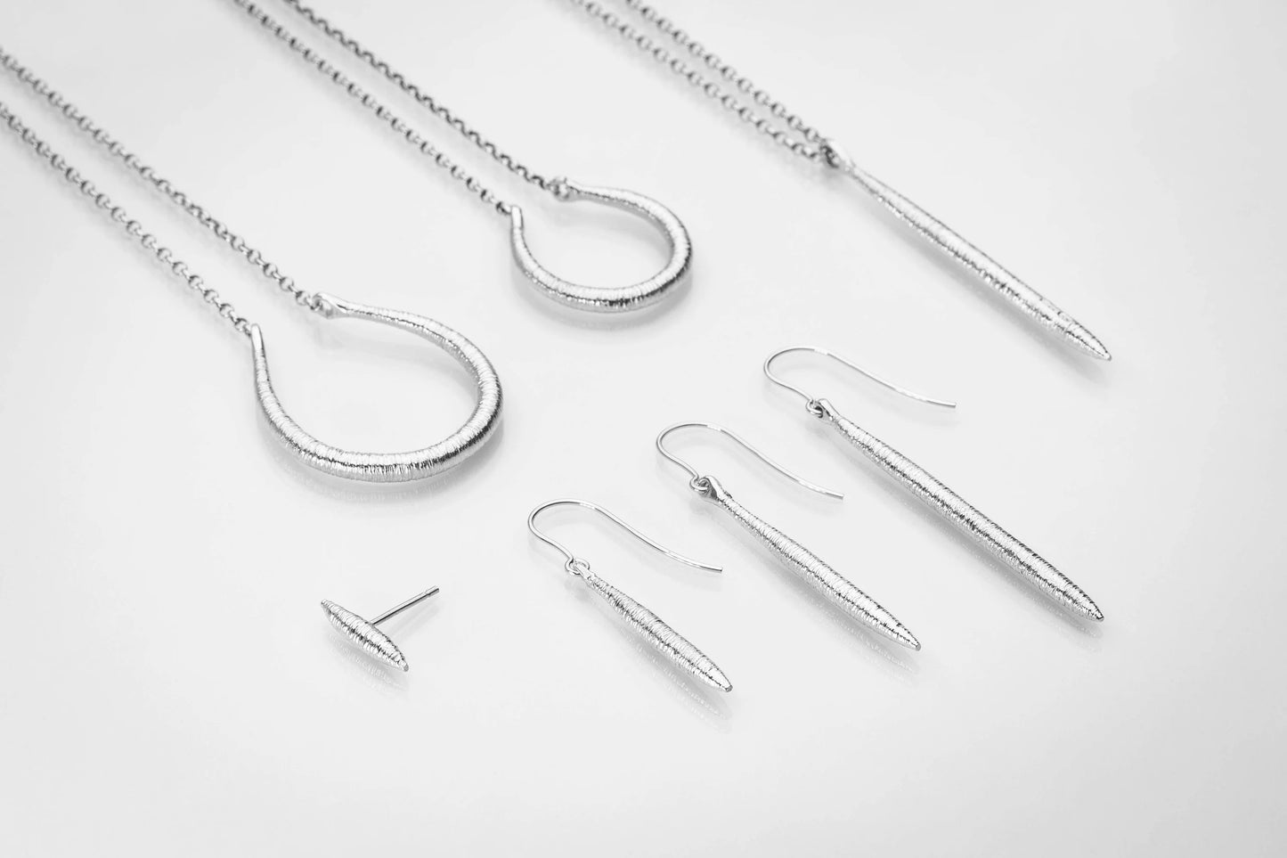 Martina Hamilton Síoda Sterling Silver Drop Earrings Large SOD1