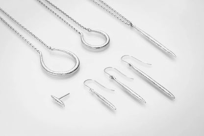Martina Hamilton Síoda Sterling Silver Drop Earrings Large SOD1