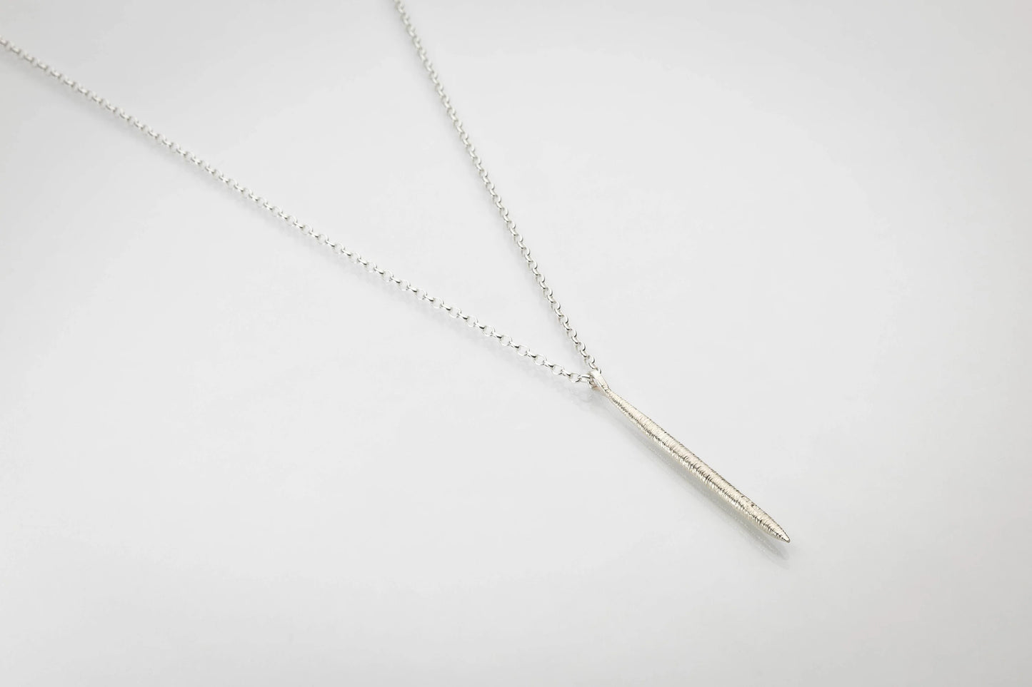 Martina Hamilton Síoda Sterling Silver Long Drop Pendant SOD3