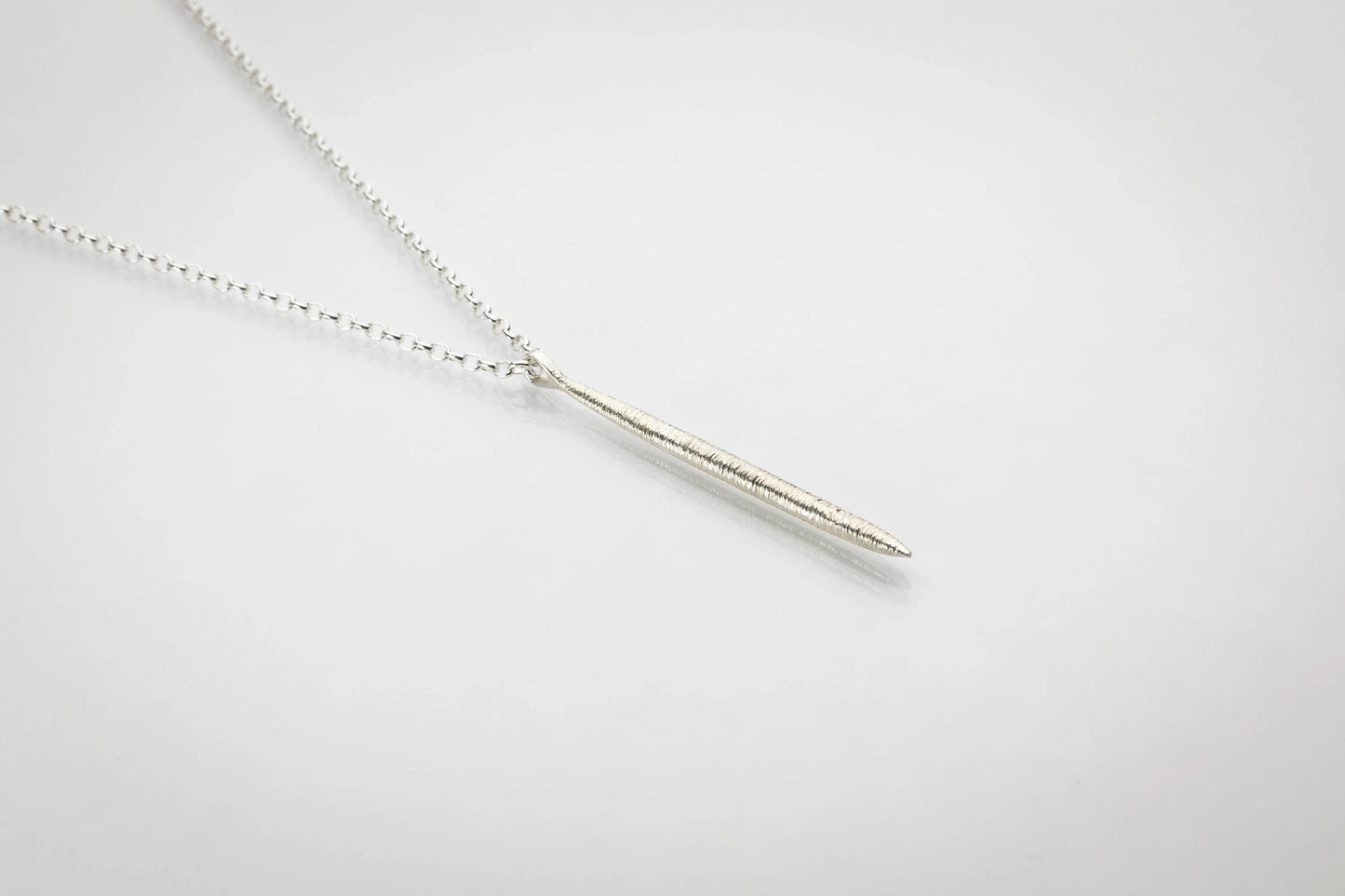 Martina Hamilton Síoda Sterling Silver Long Drop Pendant SOD3