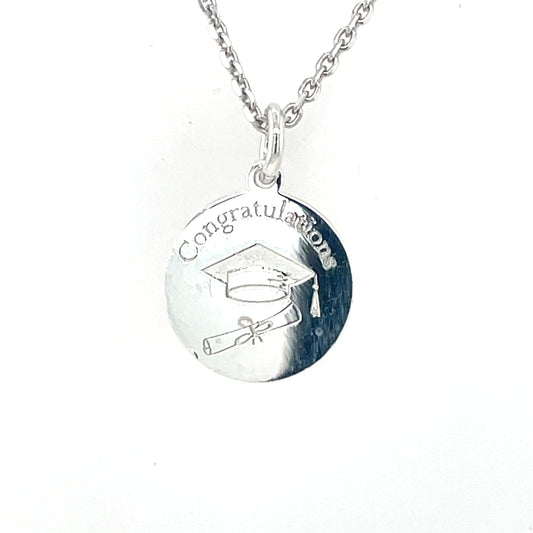 Silver Graduation Disc 12mm SPD316
