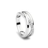 SILVER SIMPLY ESSENTIALS CZ RING ST1169