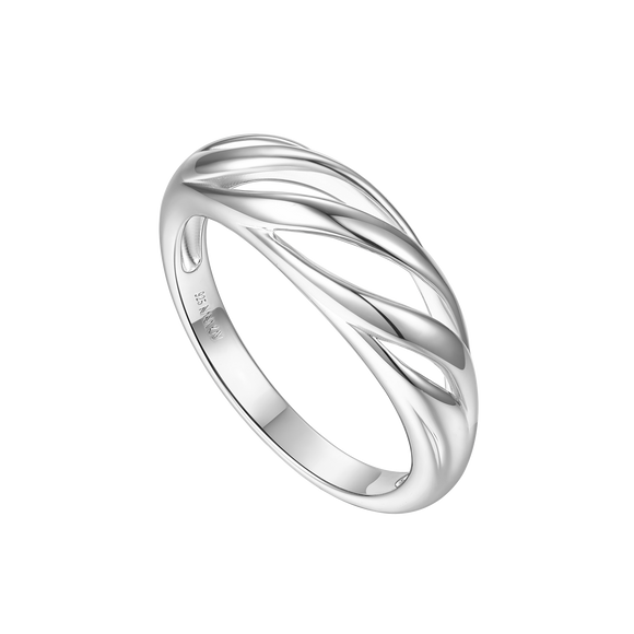 SILVER OPEN BAND RING ST2233