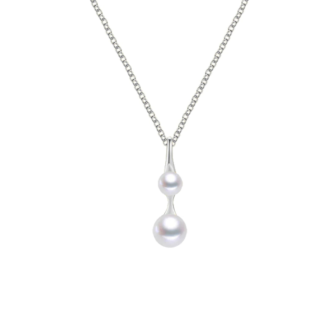 Silver Baroque Flair Pearl Pendant ST2244