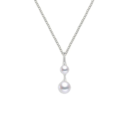 Silver Baroque Flair Pearl Pendant ST2244