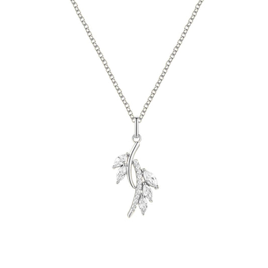 Sterling Silver CZ Pretty Petals Pendant ST2250