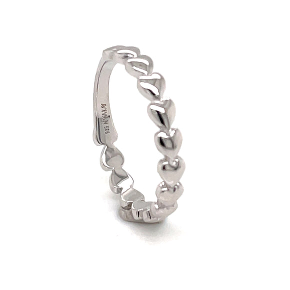 Silver Double Happiness Ring ST2315