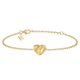Sterling Silver Gold Plated Pure Love Bracelet ST2353