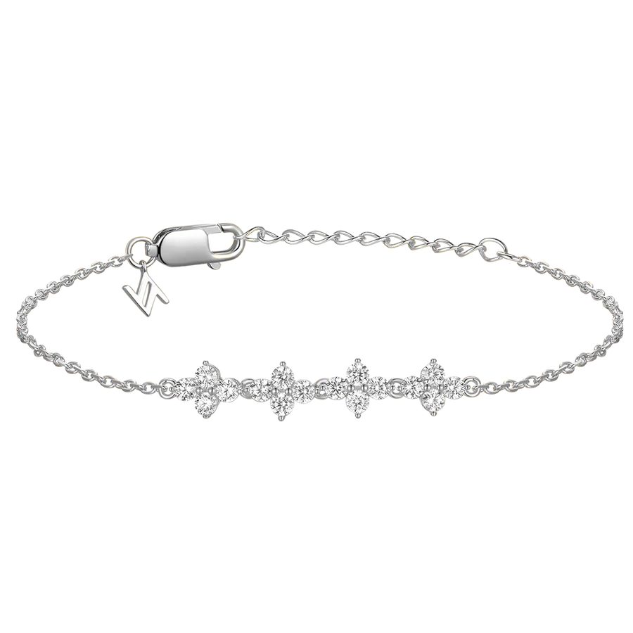 Silver Sparkly Couture Bracelet Veliora ST2477