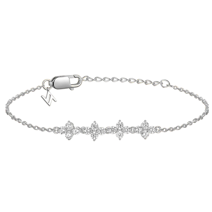 Silver Sparkly Couture Bracelet Veliora ST2477