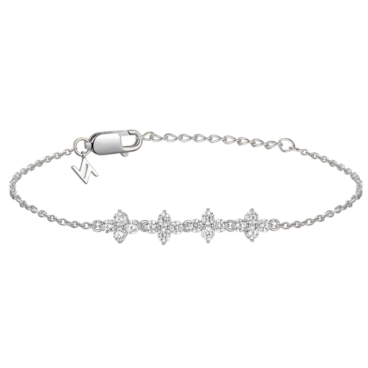 Silver Sparkly Couture Bracelet Veliora ST2477