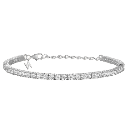 Silver 3mm Tennis Bracelet ST2502