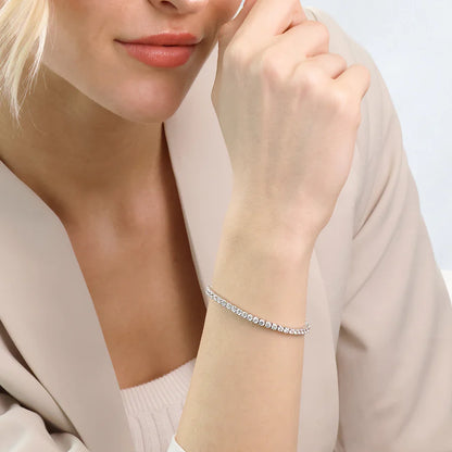 Silver 3mm Tennis Bracelet ST2502