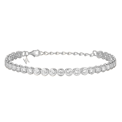 Silver 3mm Tennis Bracelet ST2504