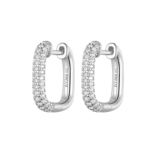 Silver French Chic Hoop Valerie ST2521