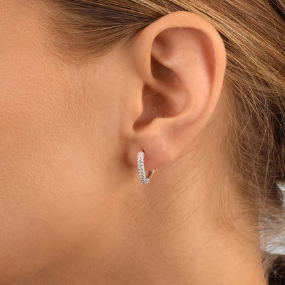 Silver French Chic Hoop Valerie ST2521