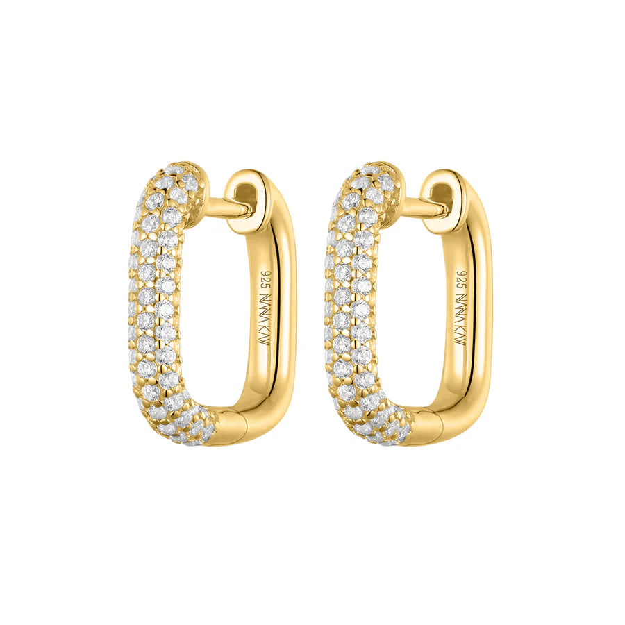 Silver Gold-plated French Chic Hoop Valerie ST2523