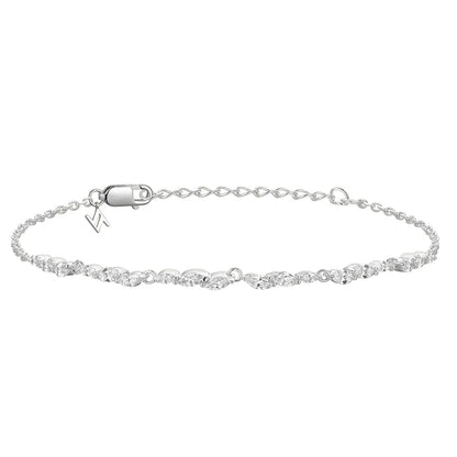 Silver Sparkly Couture Bracelet Katelyn ST2524