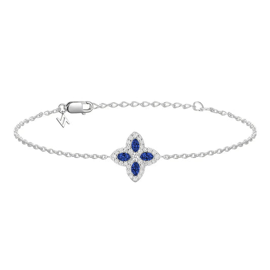 Sterling Silver Pretty Petals Bracelet Lyrienne ST2566