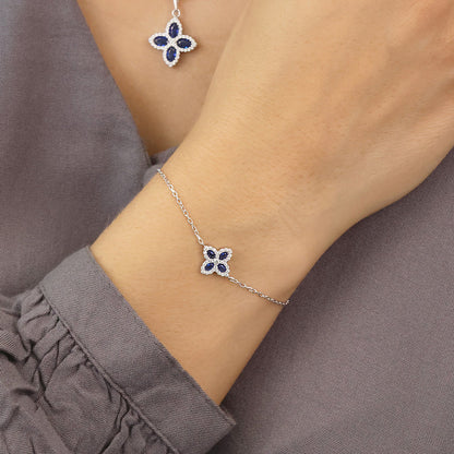 Sterling Silver Pretty Petals Bracelet Lyrienne ST2566