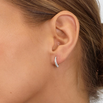 Silver Glamour Girl Hoop Oleandra ST2575