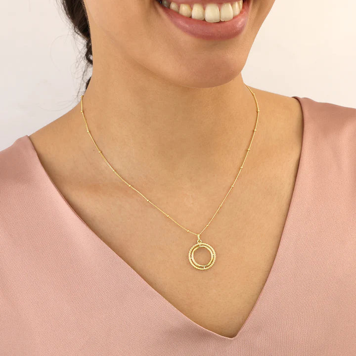 Silver Gold-plated Glam Rebel Pendant ST2633