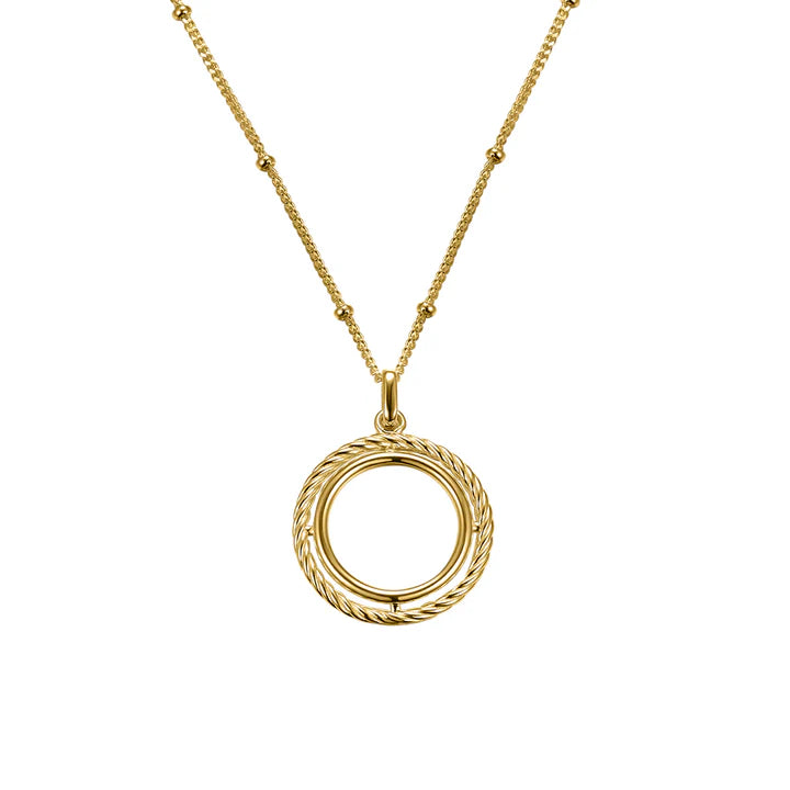Silver Gold-plated Glam Rebel Pendant ST2633