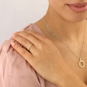 Silver Gold-plated Glam Rebel CZ Ring ST2635
