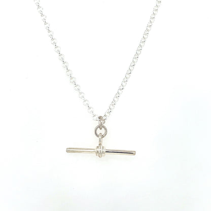 Sterling Silver Fine Belcher T-Bar Chain STB1