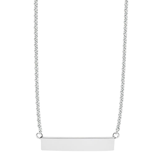 Sterling Silver Bar Necklace STG028